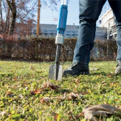 Scheppach Bêche Pneumatique Aero2Spade Outil 5 En1 Traitement Surface