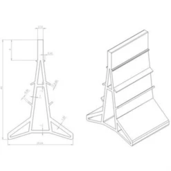 Joint De Fractionnement PVC Pour Dalle Béton - Système REGLO - Hauteur 40 Mm - Longueur 3 M -Bosch Soldes Boutique jointreglepvcreglo40mm 820451 1