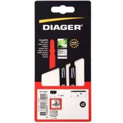 Lame De Scie Sauteuse Diager Inox Denture Carbure 79 Mm - Lot De 2