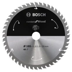 Lame Scie Circulaire Bois Standard Wood Bosch Ø165mm 20x1,5 Mm 48 Dents -Bosch Soldes Boutique lame scie circulaire bosch 1