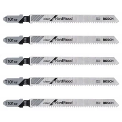 Lame Scie Sauteuse Bosch T 101 AIF Clean For Hard Wood Jeu De 5 Lames