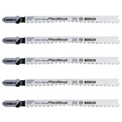 Lame Scie Sauteuse Bosch T 308 BOF Extra-Clean Hard Wood Jeu De 5 Lames