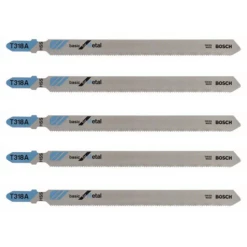 Lame Scie Sauteuse Bosch T 318 A Basic For Metal Jeu De 5 Lames