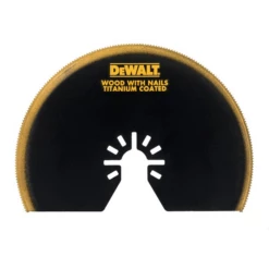 Lame Titanium Semi-circulaire Pour Multi-cutter Diamètre 100mm - Dewalt -Bosch Soldes Boutique lame semi circulaire