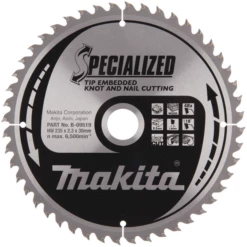 Lame Scie Circulaire Bois/clous Specialized Makita 235 X 30 Mm 48 Dents
