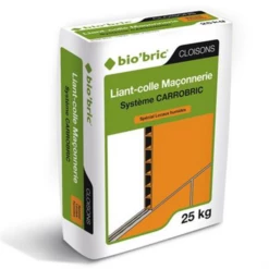 Bio'bric Liant-colle Maçonnerie - Gris - Sac De 25 Kg