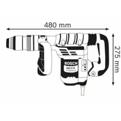 Marteau-piqueur Filaire Bosch SDS Max GSH 5 CE 1150 W 8,3 J Accessoires -Bosch Soldes Boutique marteau piquer bosch gsh5