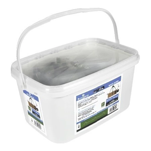 Fixations Bacs Acier Sur Poutres IPN - Zacrovis + Cavalier - 5.5 X 85 Mm - Gris Anthracite - RAL 7016 - Boîte De 100 Etanco 603075236 5 Fixations Bacs Acier Sur Poutres IPN - Zacrovis + Cavalier - 5.5 X 85 Mm - Gris Anthracite - RAL 7016 - Boîte De 100 Etanco 603075236 – Image 3