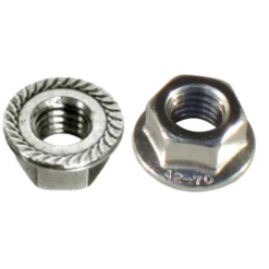 Écrou Hexagonal Cranté DIN 6923 Inox A2 Diamètre 8 Mm Acton