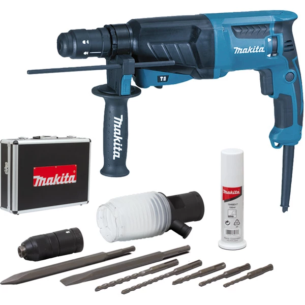 Perforateur Burineur SDS Plus 800 W 26mm Makita HR2630TX4 4 Perforateur Burineur SDS Plus 800 W 26mm Makita HR2630TX4 – Image 2