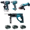 Ensemble De 4 Machines 18 V Li-Ion 4 Ah Makita Dlx4054mx1 -Bosch Soldes Boutique p205488