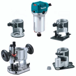 Affleureuse Défonceuse Multifonctions 710 W Ø 8 Mm Makita RT0700CX3J