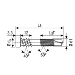Vis De Terrasse Alu - 5x44mm Tête Cylindrique à Double Filet Acier Inoxydable A2 - Boîte De 100 Spax 0557000500443 -Bosch Soldes Boutique p241912 pic2
