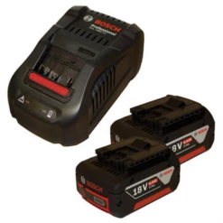Pack 2 Batteries + 1 Chargeur Batterie 18 Volts 2 X 5.0 Ah(1600A002B8J) Bosch 1600A00B8J