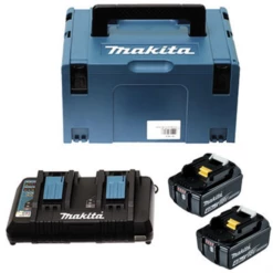 Pack énergie 18V Li-Ion 2 Batteries 1 Chargeur Coffret Makita 197504-2