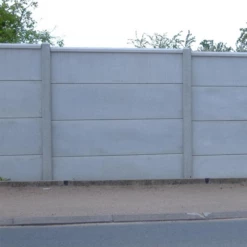 Poteau En Béton à Feuillure Totale Pour Clôture Pleine - 12 CM X 12 CM - Hauteur 260 CM -Bosch Soldes Boutique poteau2