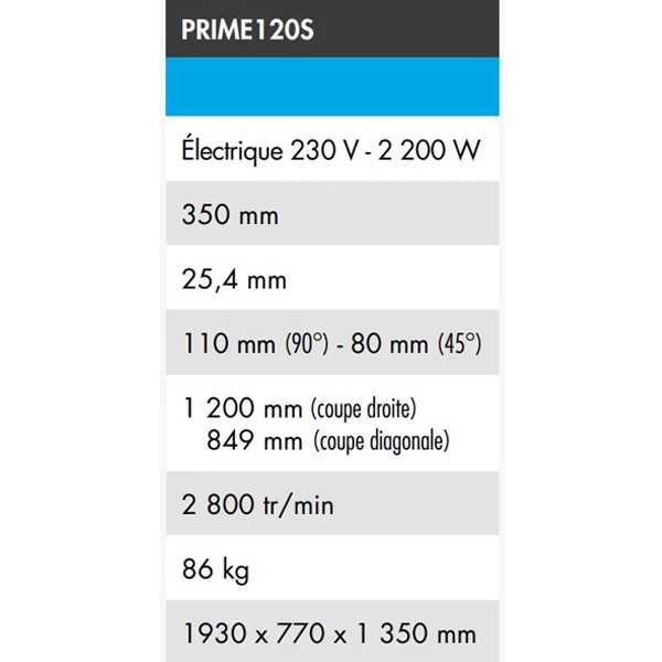 Scie Table Coupe Carreaux XXL PRIME120S 230V 2,2 KW Disque Ø 350 Mm 8 Scie Table Coupe Carreaux XXL PRIME120S 230V 2,2 KW Disque Ø 350 Mm – Image 6