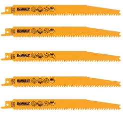 Lame Scie Sabre Bois Plastique Dewalt D2402-QZ Progressor 203 Mm