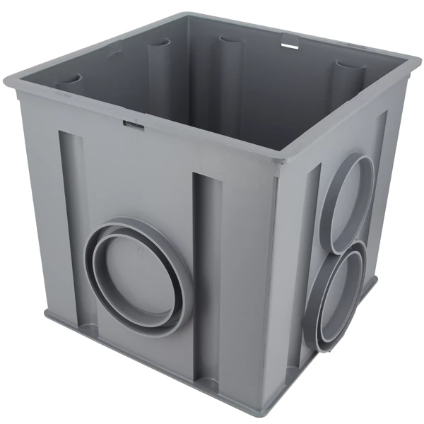 Regard D'eau Pluviale Nicoll RETX à Emboîtures Ø 100 Et 125 Mm - 30 X 30 CM X 30 CM 3 Regard D'eau Pluviale Nicoll RETX à Emboîtures Ø 100 Et 125 Mm - 30 X 30 CM X 30 CM