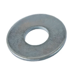 Rondelle Plate Série Large NFE 25-513 L Acier Zingué Bleu M8