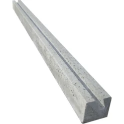 Poteau Béton à Feuillure - Sections 12 X 12 Cm - Longueur 2.65 M