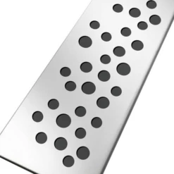 Grille Inox à Bulles Pour Caniveaux Docia 990 Mm - Largeur 50 Mm - Longueur 945 Mm