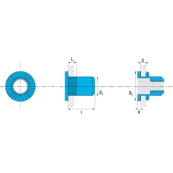 Écrou Aveugle Lisse Tête Plate Inox A2 M04x11 Mm Scell-It END0430