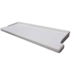 Seuil De Porte Prestige - Béton Blanc - 34 CM X 2,44 M