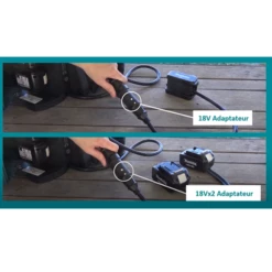 Support Dorsal Avec Pack énergie 18V Makita - 4 Batteries 5Ah + Chargeur Double -Bosch Soldes Boutique support dorsal3