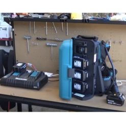 Support Dorsal Avec Pack énergie 18V Makita - 4 Batteries 5Ah + Chargeur Double -Bosch Soldes Boutique support dorsal4