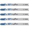 Bosch Lame De Scie Sauteuse Pour Métal T 118 AF Jeu De 5 Lames : 2608634505