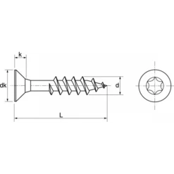 Vis Bois Aggloméré Tête Fraisée Six Lobes Filetage Partiel Inox A4 - 4x50mm - Boîte De 200 -Bosch Soldes Boutique vis bois agglomere tete fraisee six lobe filetage partiel inox a4 62309 dmod1 1