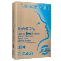 Ciment VisionAIR Baticia Calcia - Type CEM V/A (S-V) 32,5 N / LH PM-ES-CP1 - Sac De 25 Kg