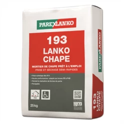 Mortier De Chape - 193 LANKO CHAPE Parexlanko - à Prise Et Séchage Semi-rapide P4S - Sac De 25 KG