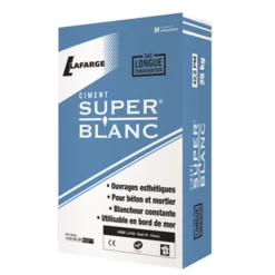 Ciment Pour Ouvrages Esthétiques - Superblanc 42,5N CE NF - Sac De 25kg