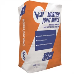Mortier De Montage Mortier Joint Mince Blocs Calibrés® VPI - Sac De 25 KG