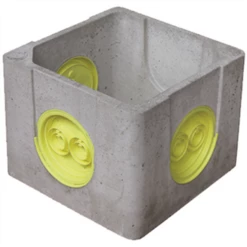 Boîte Béton à Opercules EPERS CR30S Pour Eaux Pluviales Et Réseaux Secs