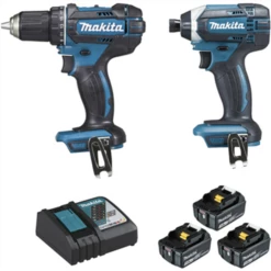 Ensemble Makita 18 V DDF482 DTD152 Batteries Et Chargeur