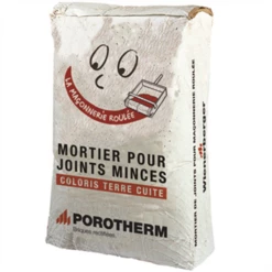 Mortier Pour Joint Mince Brique POROTHERM - Sac De 25 Kg