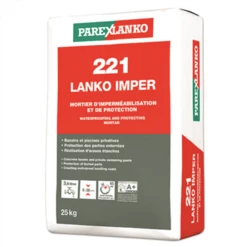 Mortier D'imperméabilisation - 221 LANKO IMPER Parexlanko - Sac De 25 KG