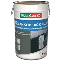 Revêtement Bitumineux D'imperméabilisation 212 LANKOBLACK FLUIDE Parexlanko Seau De 25 LTR