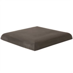 Chapeau De Pilier Arrondi Terre Cuite Terreal CP06 - 47x47 Cm - Anthracite