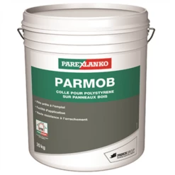 Mortier Colle Pour Isolant PSE Spécial ITE - Parmob Parexlanko - Seau De 20 Kg