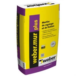 Mortier De Ragréage Et De Finition Weber Mur Plus